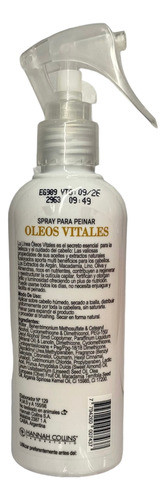 Spray Para Peinar Oleos Vitales - System 3 1