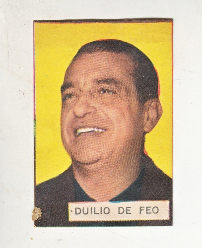 Futbol Figurita Duilio De Feo Album Londres 66 Uruguay 0