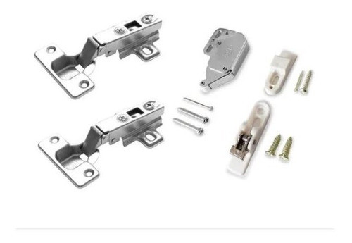 Bisagras Push Open Codo 9 + Reten Expulsor Green Way X 10u 0