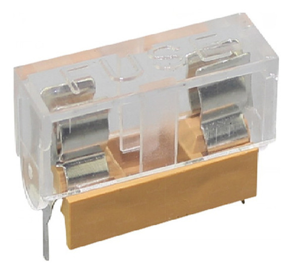 Portafusible Para 5x20mm Para Circuito Con Tapa Pack X2 0