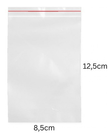 Saco Zip Lock Hermético Abre Fecha Freezer N4 8,5x12,5 500un 0 Saco Zip Lock Hermético Abre Fecha Freezer N4 8,5x12,5 500un 0