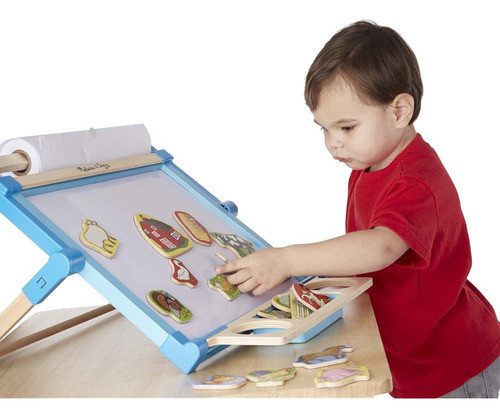 Melissa Y Doug 20 Imanes De Granja De Madera En Una Caja 1