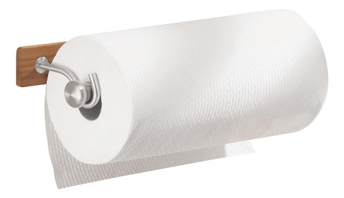 Interdesign Toallero Papel Cocina Pared Acero Inoxidable 0