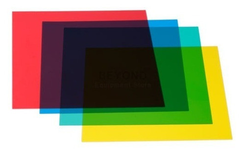 4pcs Filtros De Gel De Color Para Foto Estudio Strobe Flash 0