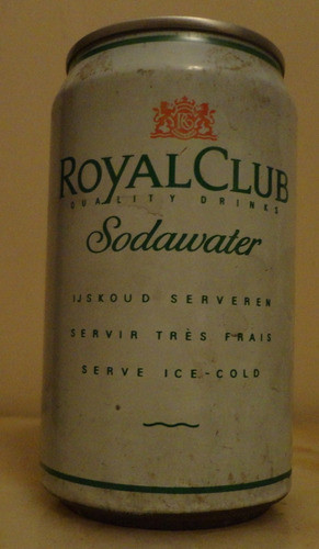 Lata Royal Club Sodawater 330ml Holanda Vacía 0