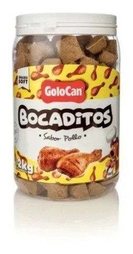 Bocaditos Para Perro  Golocan De Pollo 2kg 0