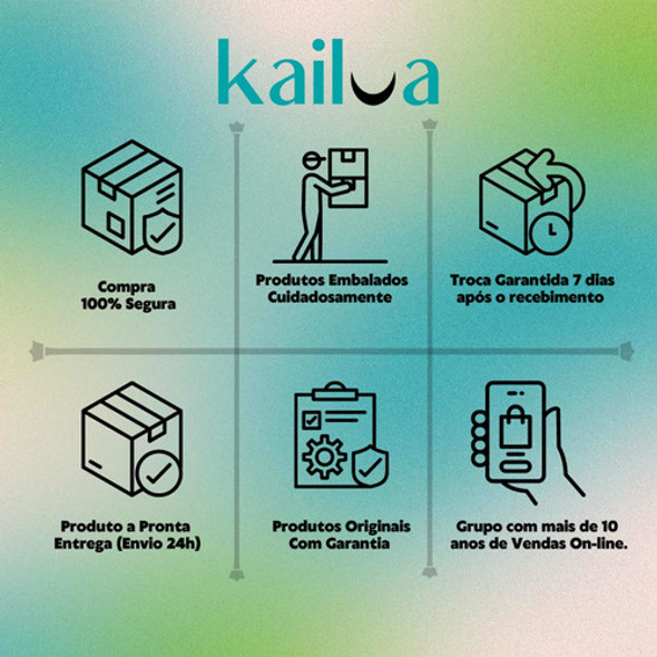 2 Absorvente Ecológico Kailua 100% Algodão Gg Noturno+brinde 1