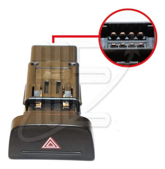Llave Tecla De Baliza Volkswagen Gol Trend/voyage/saveiro 0