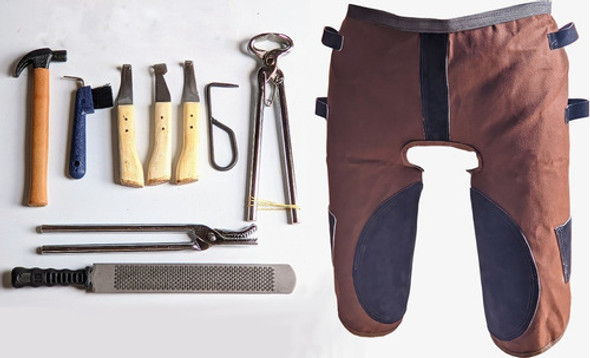 Kit Casqueamento Profissional Ferrageamento Calça Cavalo 0 Kit Casqueamento Profissional Ferrageamento Calça Cavalo 0