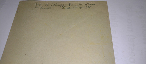 Alemania 3 Er Reich Sobre Estampilla 1939 Hermosa  . 1