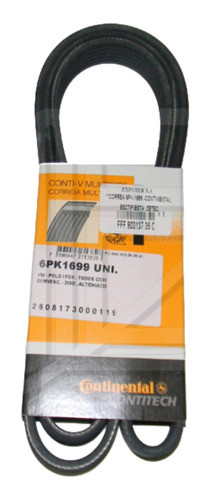 Correa Poly-v 6pk-1699 Continental Ford Fiesta 1.4 Tdci 0