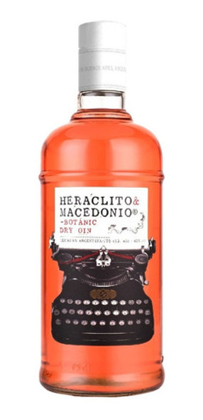 Gin Tonic Gin Heraclito Macedonio Botanic Dry 750ml Tragos 0