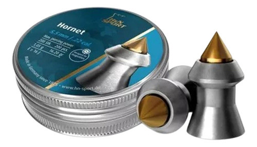 Chumbos Hyn Hornet 5.5 Mm Punta Metalica Caza Explorer Pro 1
