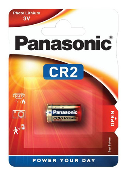 Pila Litio Cr2 Panasonic 3v P/ Fotografía Blister Sellado 0
