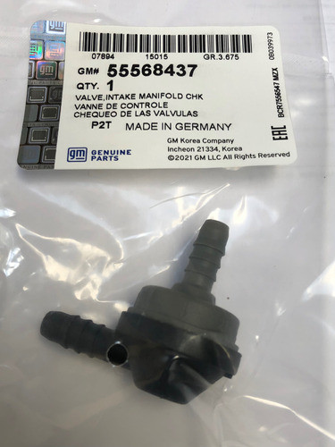 Válvula Check Pcv Chevrolet Cruze Trucker Sonic Original 1