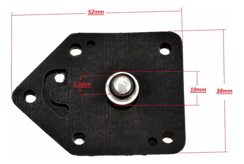 Kit Diafragma Canilla Nafta Kawasaki Ninja 250 Gpz Ex - Rts 1