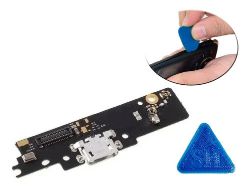 Placa De Carga Microfono Moto G4 Play Xt1600 Xt1601  + Pua 0