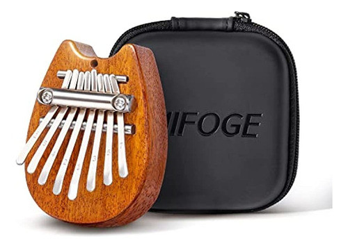 Mifoge Mini Kalimba Thumb Piano 8 Teclas Madera, Exquisito P 0