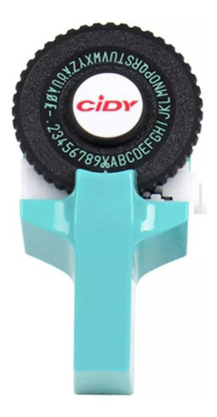 Rotulador Manual Azul Claro Tex Rotuladora Etiquetadora E109 0