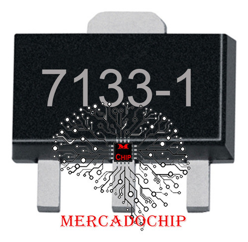 Ht7133-1 C.i. Regulador Voltagem 3,3v 30ma Sot-89 0