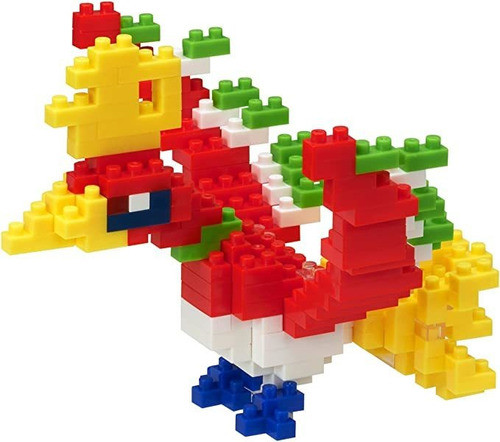 Nanoblock - Ho-oh [pokémon], Kit De Construcción De La Se. 0