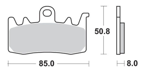 Pastilha De Freio Bmw R 1200gs R1200gs R 1200 Gs Anos 13-18 1