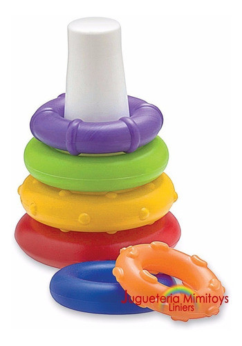 Pirámide Anillos Apilables 653 Duravit Juguetes Didacticos 0