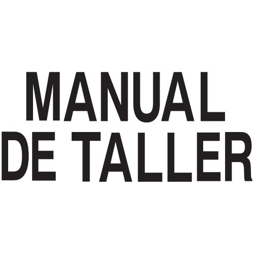 Man De Taller Cw 50 Rs - Rsp 1999 2006 0