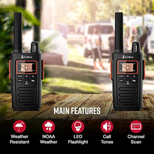 Cobra Walkie Talkies Rx380 Para Adultos, 1