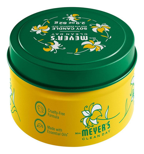 Vela De Lata De Soja De La Sra. Meyer, Tiempo De Combustión 1
