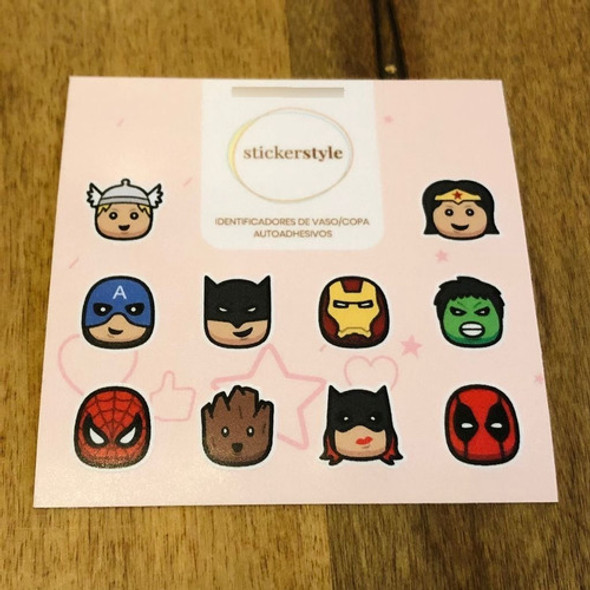 Etiquetas Stickers Tags Identificadores De Vasos - Pack X20 1