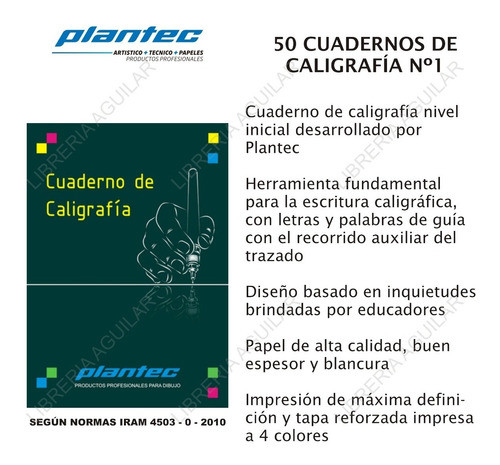 50 Libros Caligrafia Tecnica Iram Nivel 1 Plantec Calitecno 1