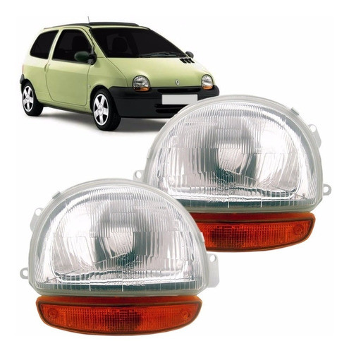 Farol Renault Twingo 94 95 96 97 98 Pisca Ambar 0