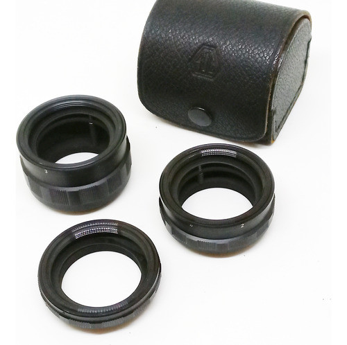 Juego 3 Tubos De Extension Montura M42 Camara Asahi Pentax 1