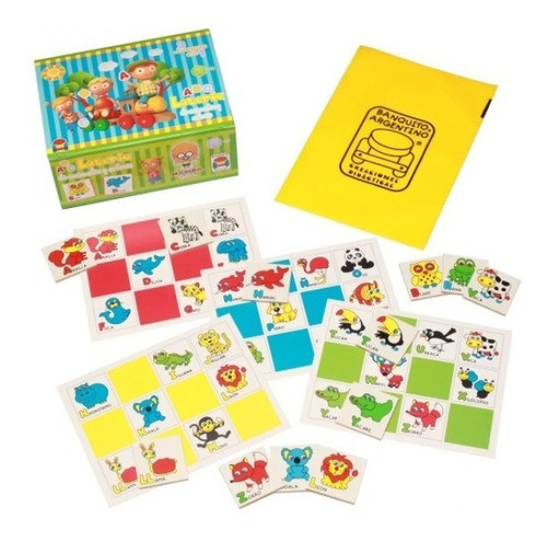 Loteria De Animales Y Colores Banquito Argentino Lloretoys 0