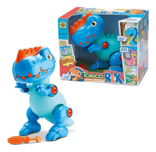 Dinossauro Tchuco Rex Monta Desmonta Educativo - Samba Toys 0
