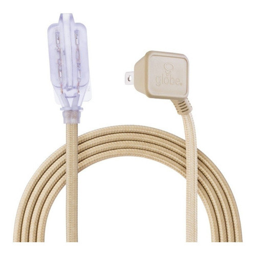 Globe Electric Designer Series 9ft Fabric Extension Cord, 0