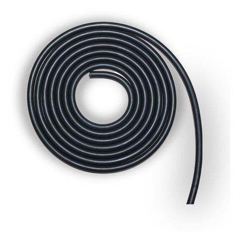 Cordão Borracha Redondo Maciço Vedação Acabamento 6mm - 25m 0