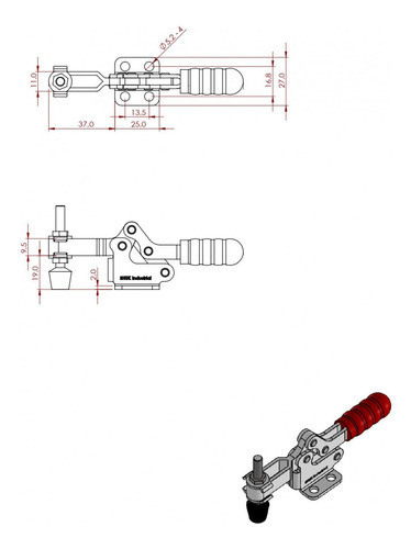 Clamp De Acción Horizontal 75 Kg 1