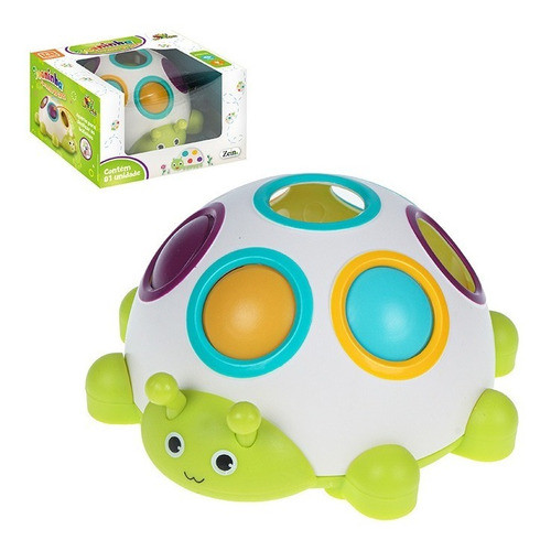 Joaninha Baby Fidget Toy Infantil Brinquedo Educativo Color 0