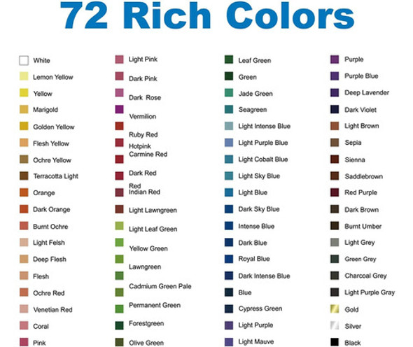 Kit De 72 Lapices De Colores 1