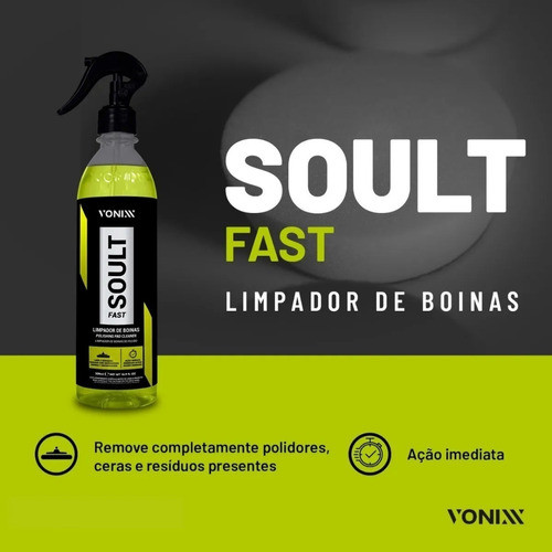 Limpador De Boinas Soult Fast Remove Polidor Resíduos Vonixx 1