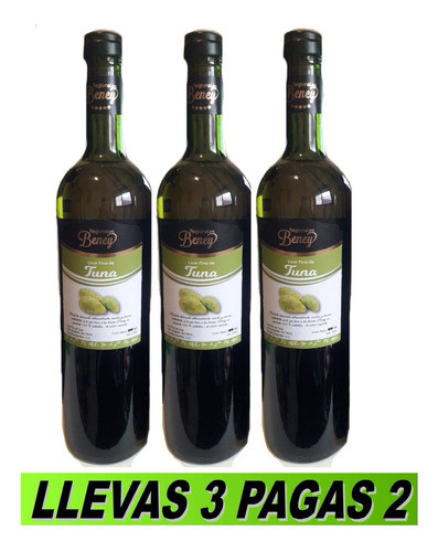 Licor De Tuna Beney 750cc Oportunidad X3 Unidades. 0