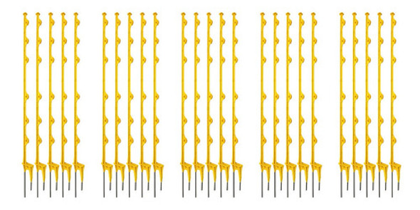 25 Varillas 1,16mts P/ Cerca Electrificada Perimetral Jardín 0