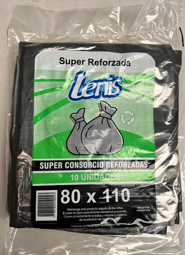 Bolsas De Residuos 80x110cm Lenis® **bulto De 250 Bolsas** 0