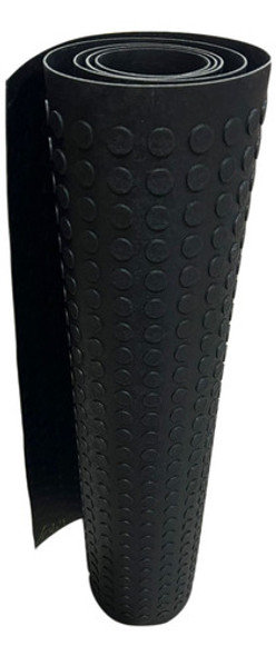 Piso Moeda Preto 3mm Rolo 80cm X 4mt Borracha Pvc Vinilico 0