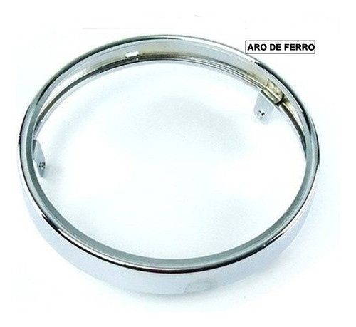 Aro Farol Redondo Yamaha Ybr Factor 2009 2010 2011 2012 2013 2014 2015 Cromado 1