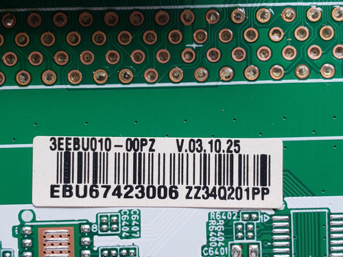 Placa Principal 50ur8750psa 67423006 Eax70043604 Nova Origin 1
