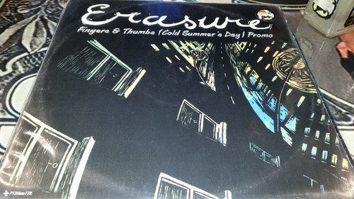 Erasure Fingers & Thumbs Cold Summers Day Vinilo Maxi Promo 0
