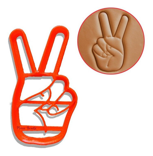 Dedos De Victoria - Cortante Galleta Fondant - V Peron Paz 0